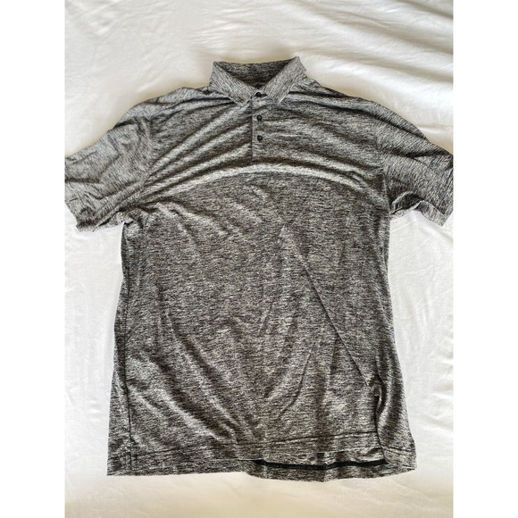 Under Armour Other - Under Armour HeatGear Mens Polo Shirt XL Loose Charcoal Heather Gray Golf Top